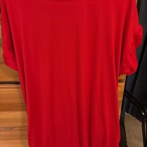 SHEIN Bold Red Blouse